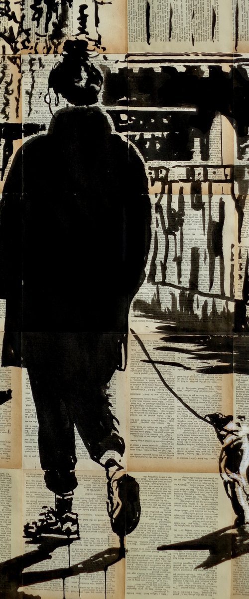 WALKING THE POOCH by Loui Jover