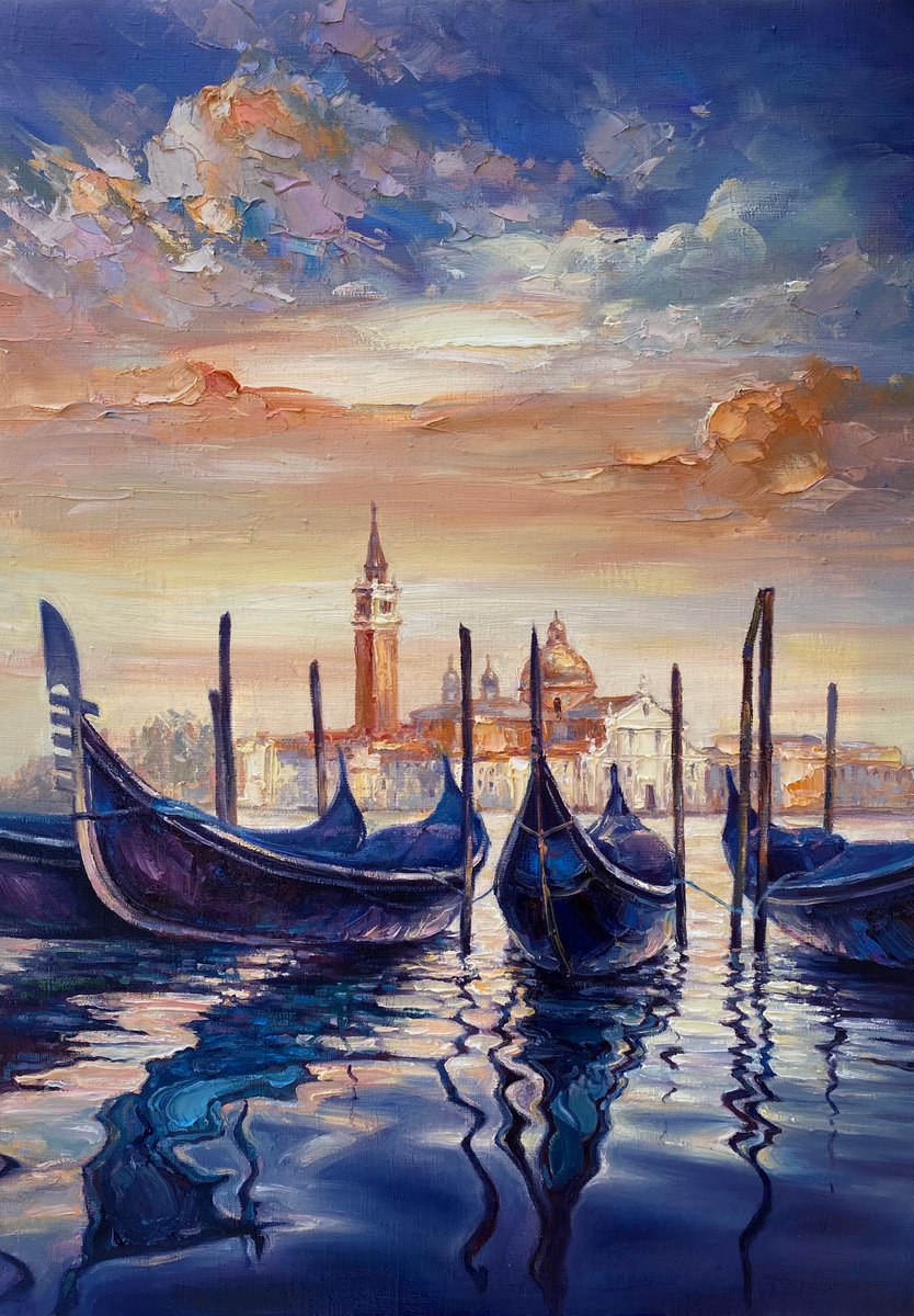 Veniceoriginal oil painting by Artem Grunyka