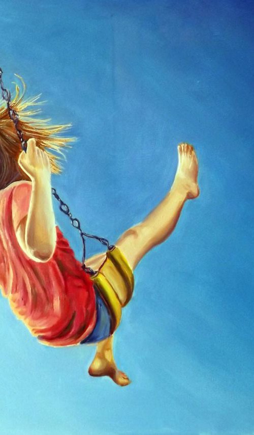 Swinging Child by Oleg Riabchuk