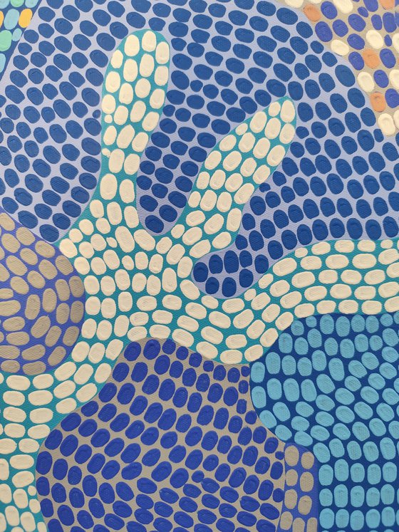 Whale in Mosaic Sea 2