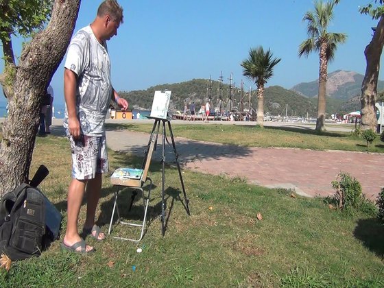 The palms. Oludeniz