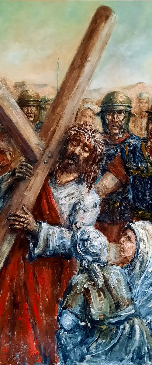 Stations of the cross by Arturas Slapsys