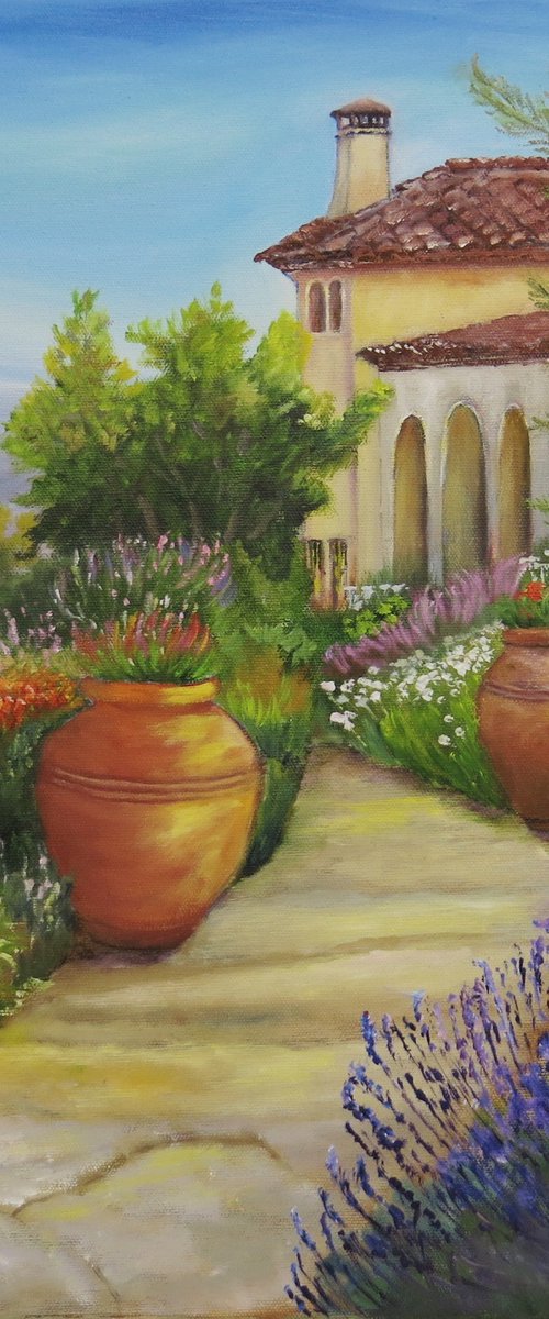 A Mediterranean Garden by Maureen Greenwood