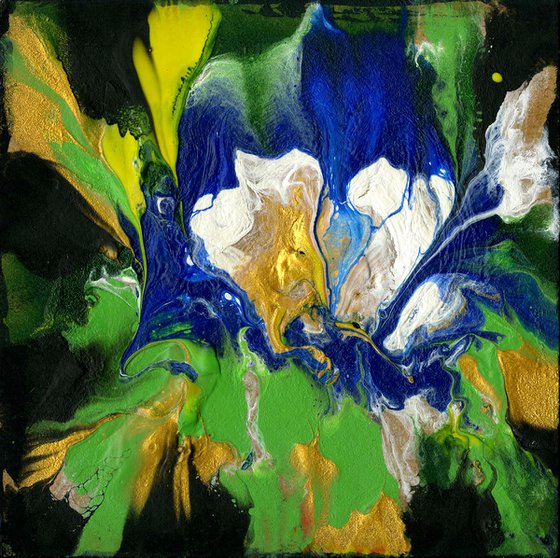 Blooming Magic 73 - Floral Painting by Kathy Morton Stanion