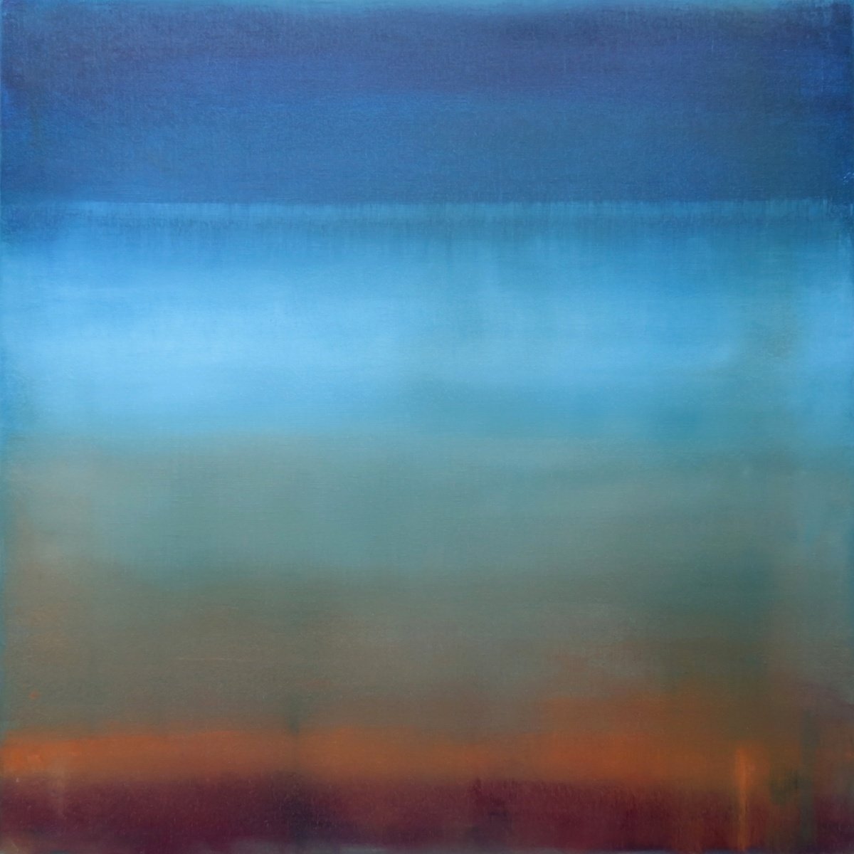 Blue In Green 3 By Howard Sills, 31 X 31, Artwork For Sale On Artfinder