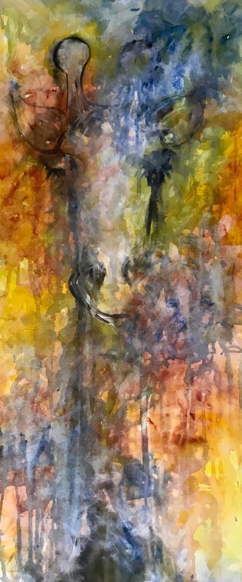 Abstract giraffe CZ18010 by Carol Zsolt