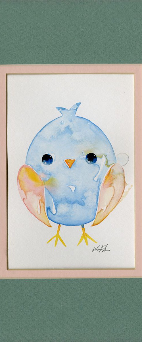 Chick - Watercolor by Kathy Morton Stanion by Kathy Morton Stanion