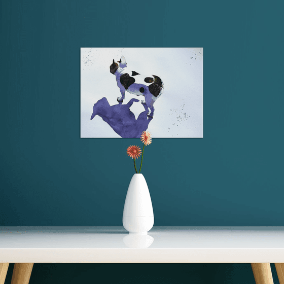 Black White Dog French Bulldog