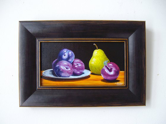 Plums with pear