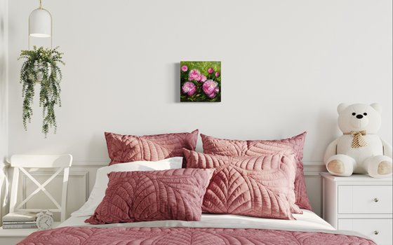 Floral gift - pink peonies