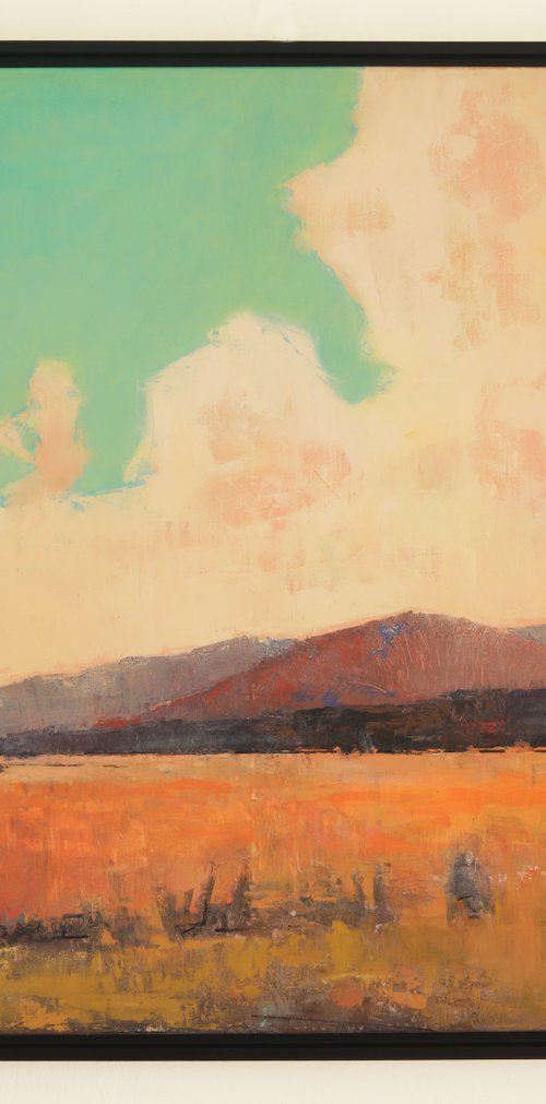 Autumn in Smoky Mountains 30x30 inch 76x76 cm by Bo Kravchenko by Bo Kravchenko