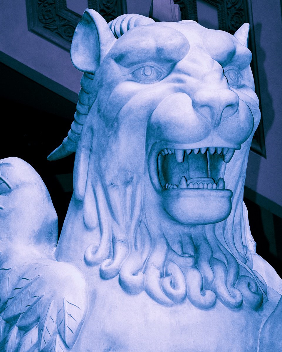 Impressionistic Animal Photograph By William Dey, 22 X 26", The Return Of The Gryphon, Original Artwork