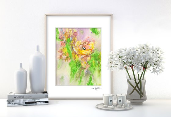 Flower Joy 9 - Floral Abstract Painting by Kathy Morton Stanion