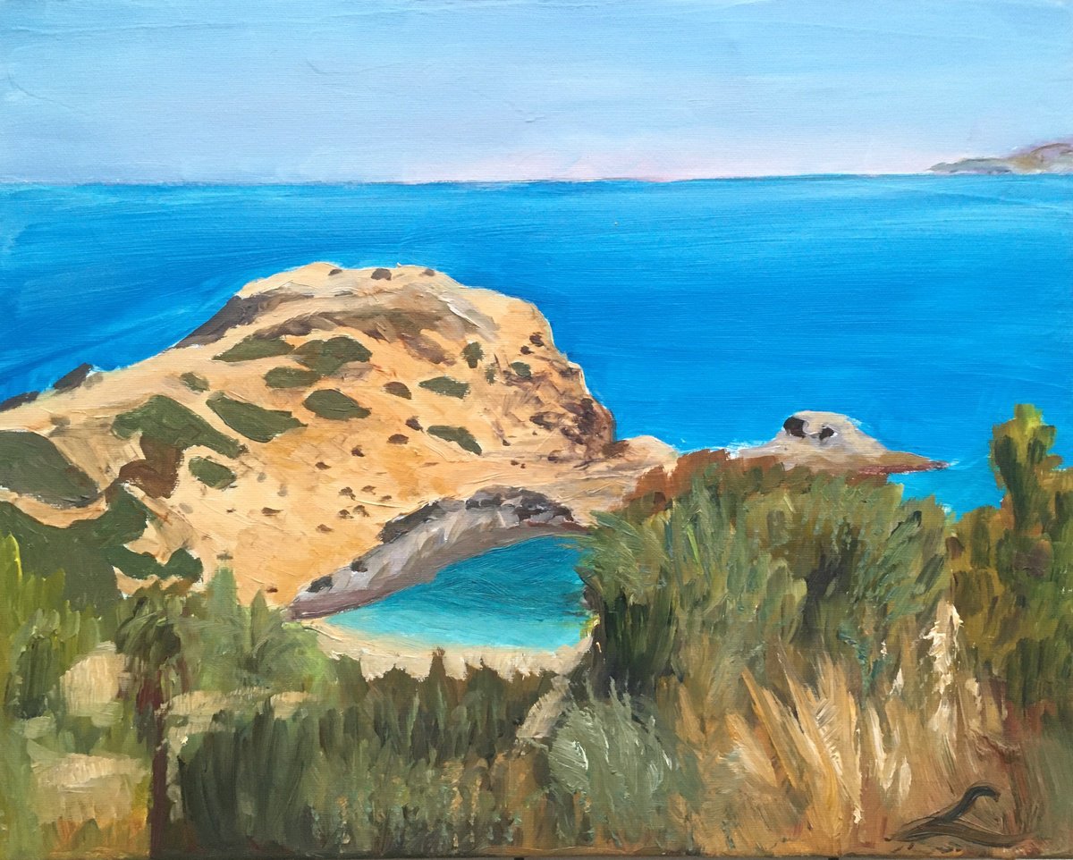Karavostasi Beach 3 By Elena Sokolova, 20 X 16, Artwork For Sale On Artfinder