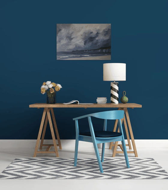 Storm over Dunluce, Ireland