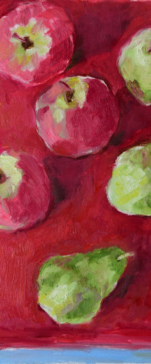 Apples and pears by Elena Zapassky