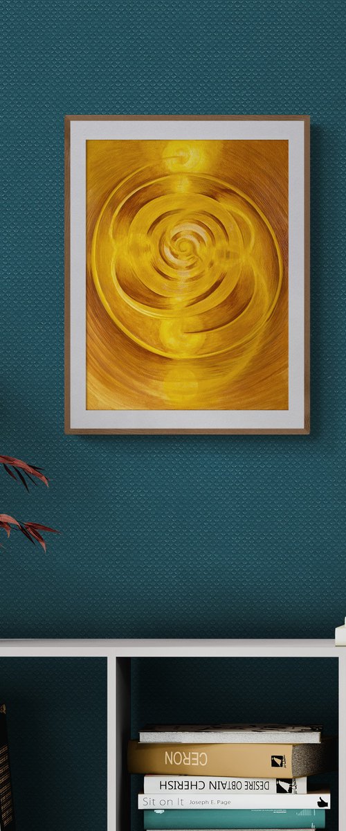 Golden Grounding 6 by Marija Stojkovic