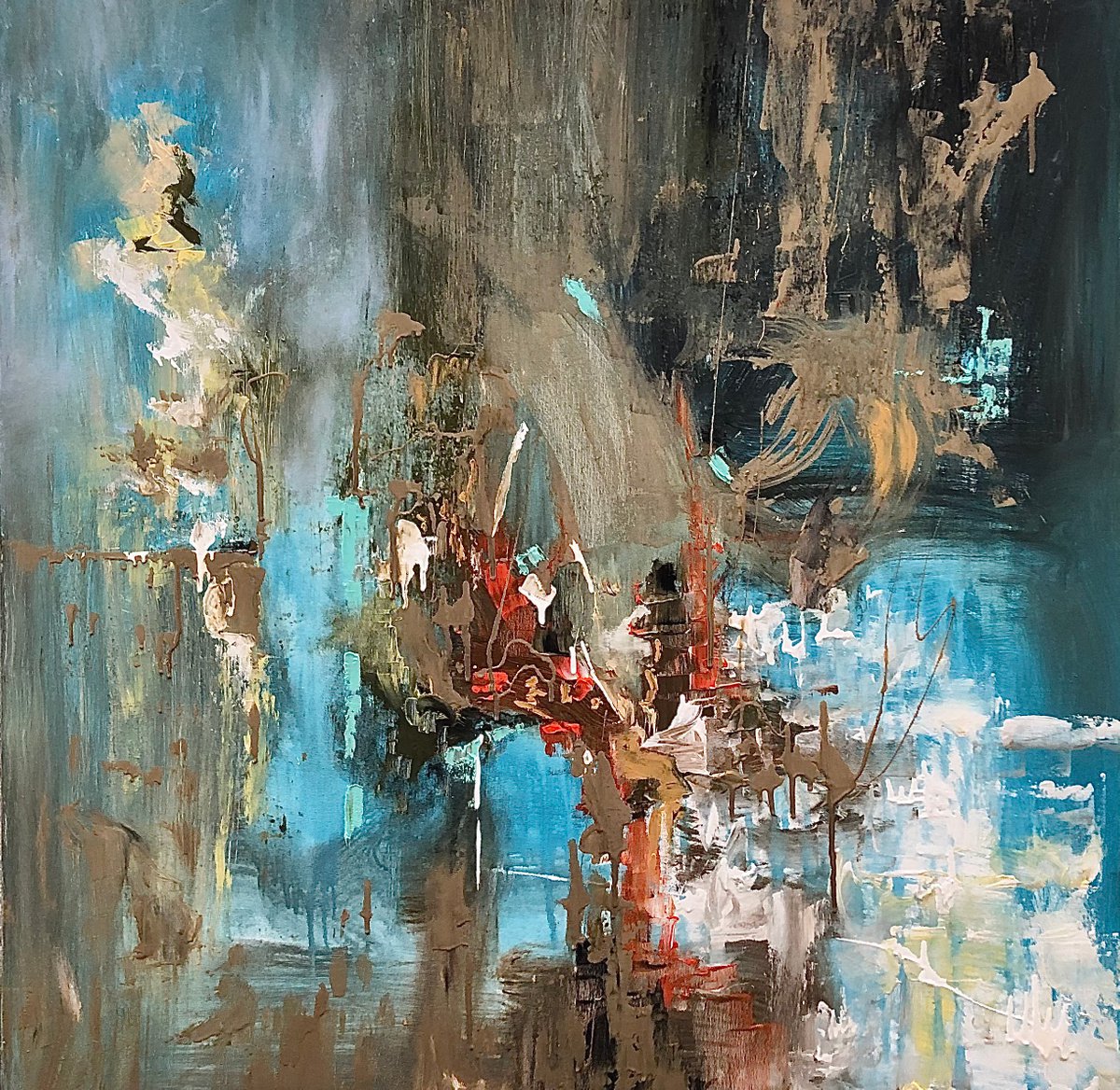 Ocean Eyes By Snezana Djordjevic, 35 X 35, Artwork For Sale On Artfinder
