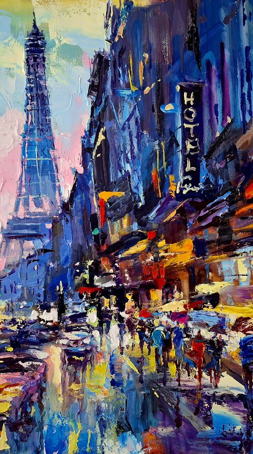 Steps Toward the Eiffel Tower by Andrej Ostapchuk