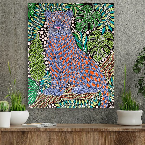 Leopard in the Lush Garden 2