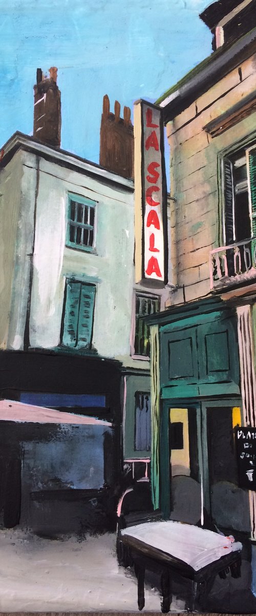 French Street In Shadow by Andrew  Reid Wildman
