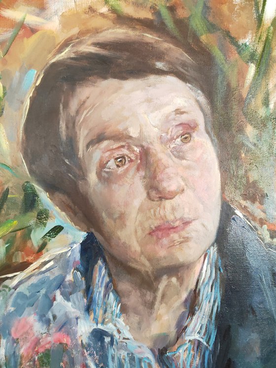"Mother's portrait" by Olga Tsarkova