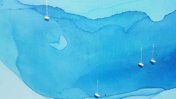 Blue Bay | Borro 50x60cm