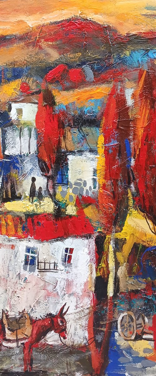 Golden Hillside by Davit Arstamyan