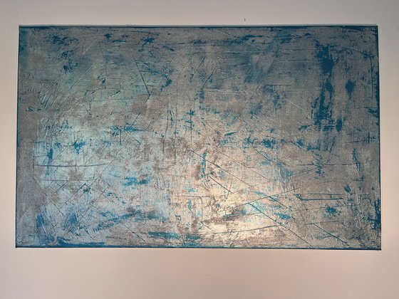 The Magic of Winter Abstrakt 80x130x2 cm