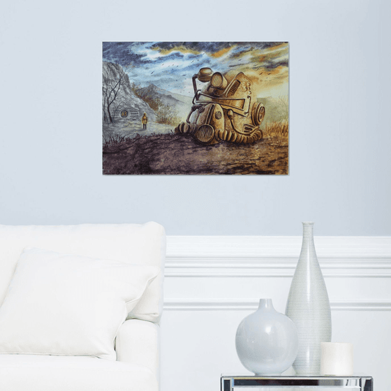 Fallout. Knight helmet