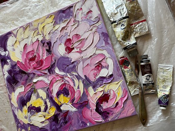 Peony Original Painting