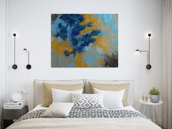 Infinity. Blue and Gold