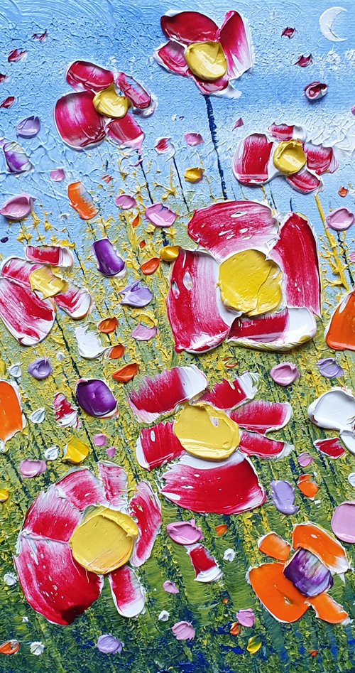 "Wild Meadow Flowers in Love" by Phil Broad