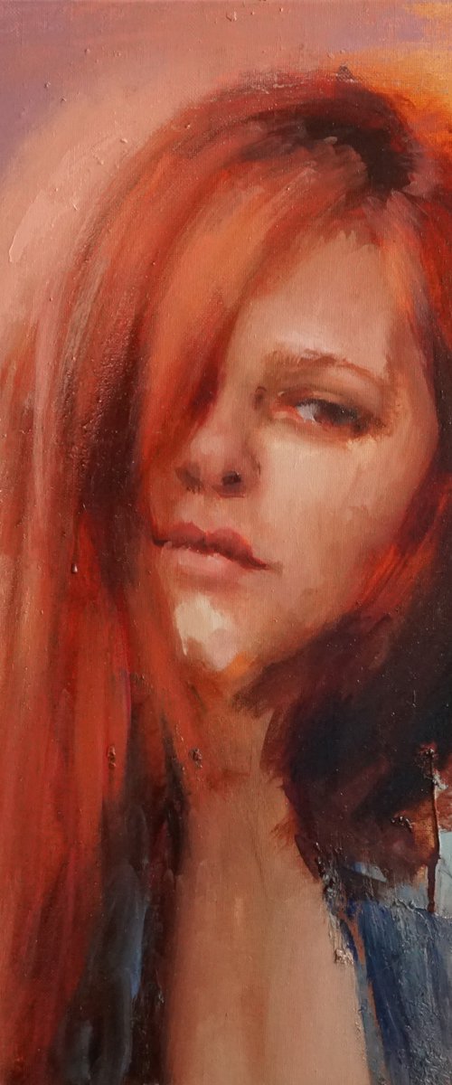 Redhead sweet girl by Manuel Leonardi