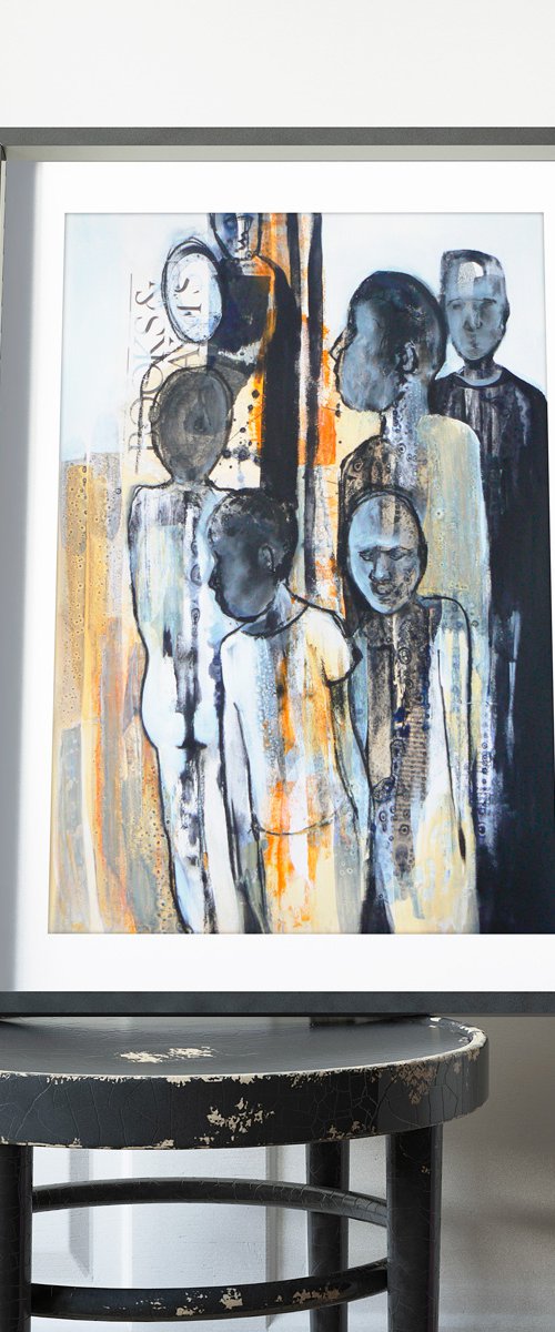 Study of a crowd #11 by Carolynne Coulson