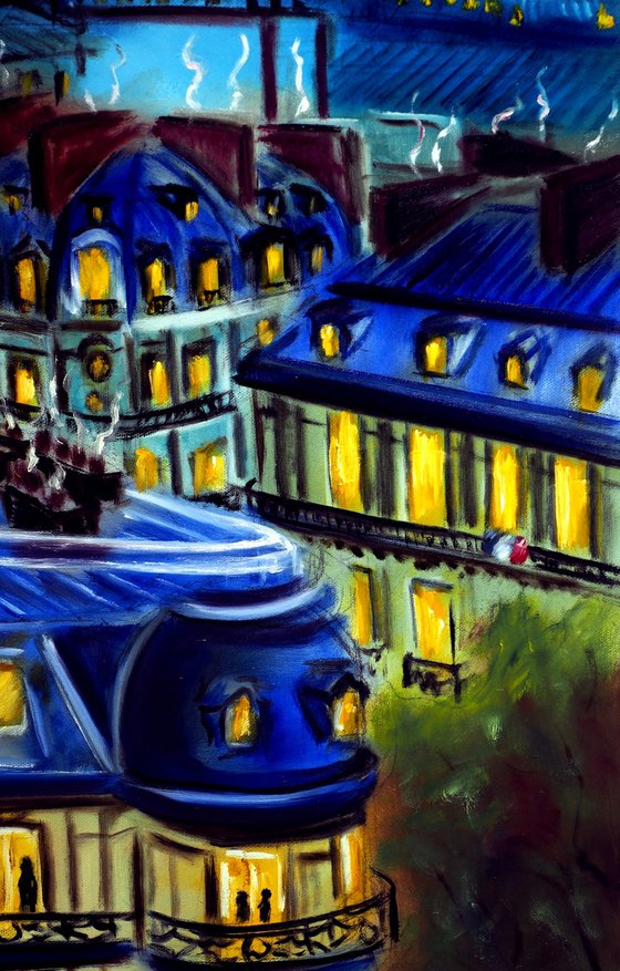 Evening Paris Cityscape Limited Edition