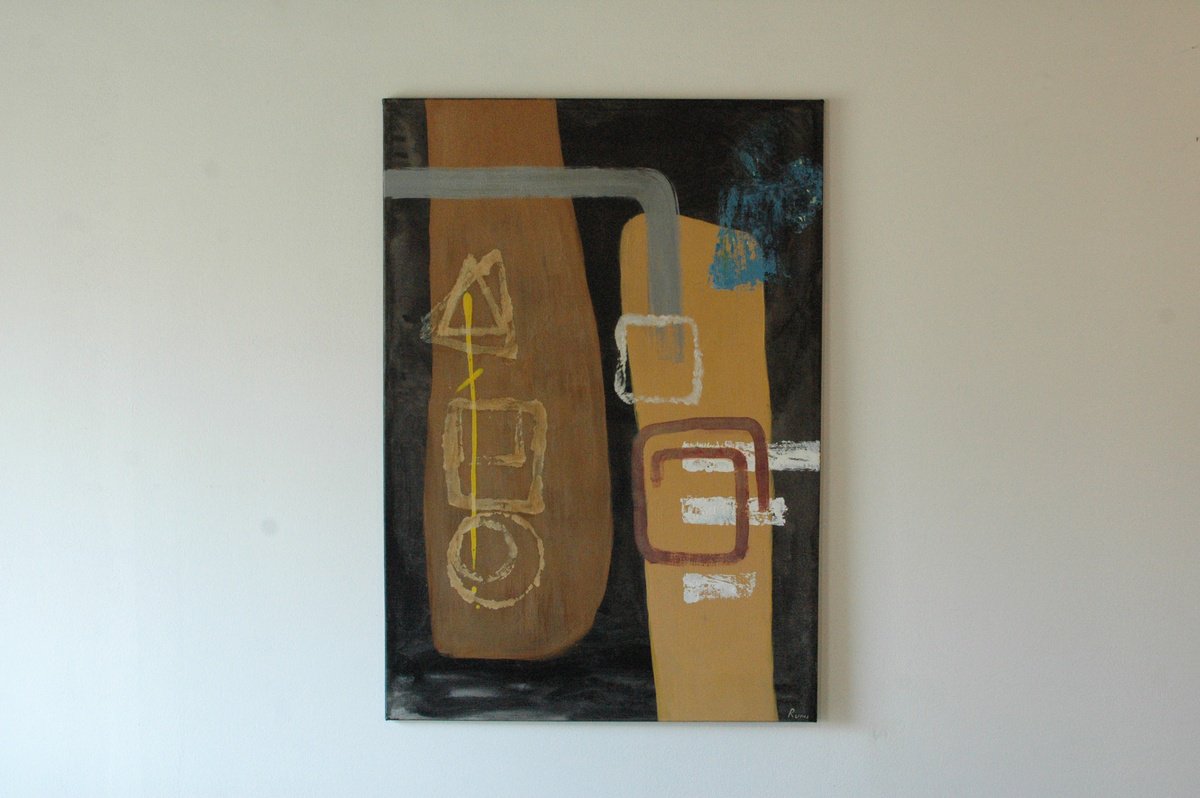  Symbols Of Past By Rumen Spasov, 28 X 39, Artwork For Sale On Artfinder