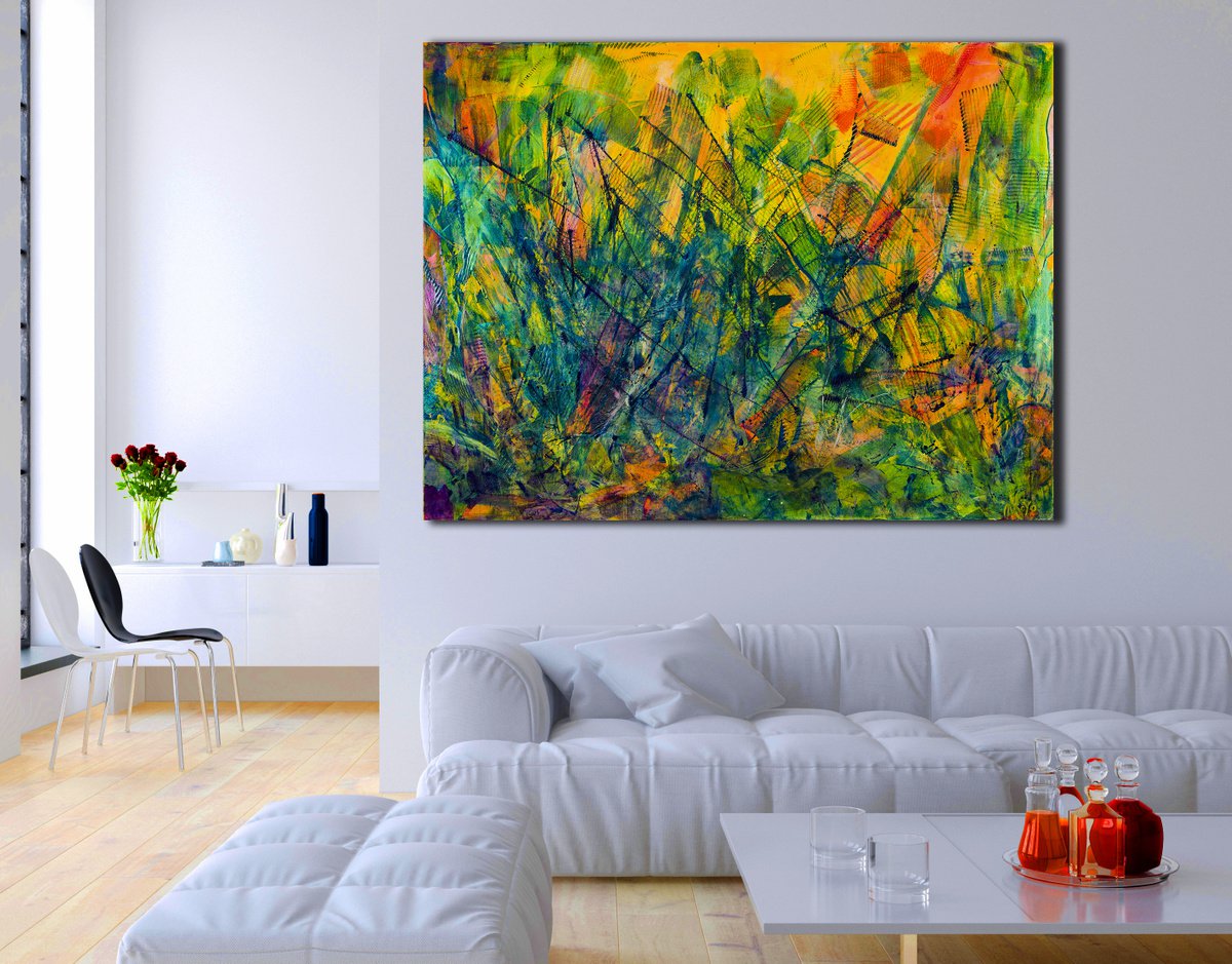 All Around You By Nestor Toro, 48 X 36, Artwork For Sale On Artfinder