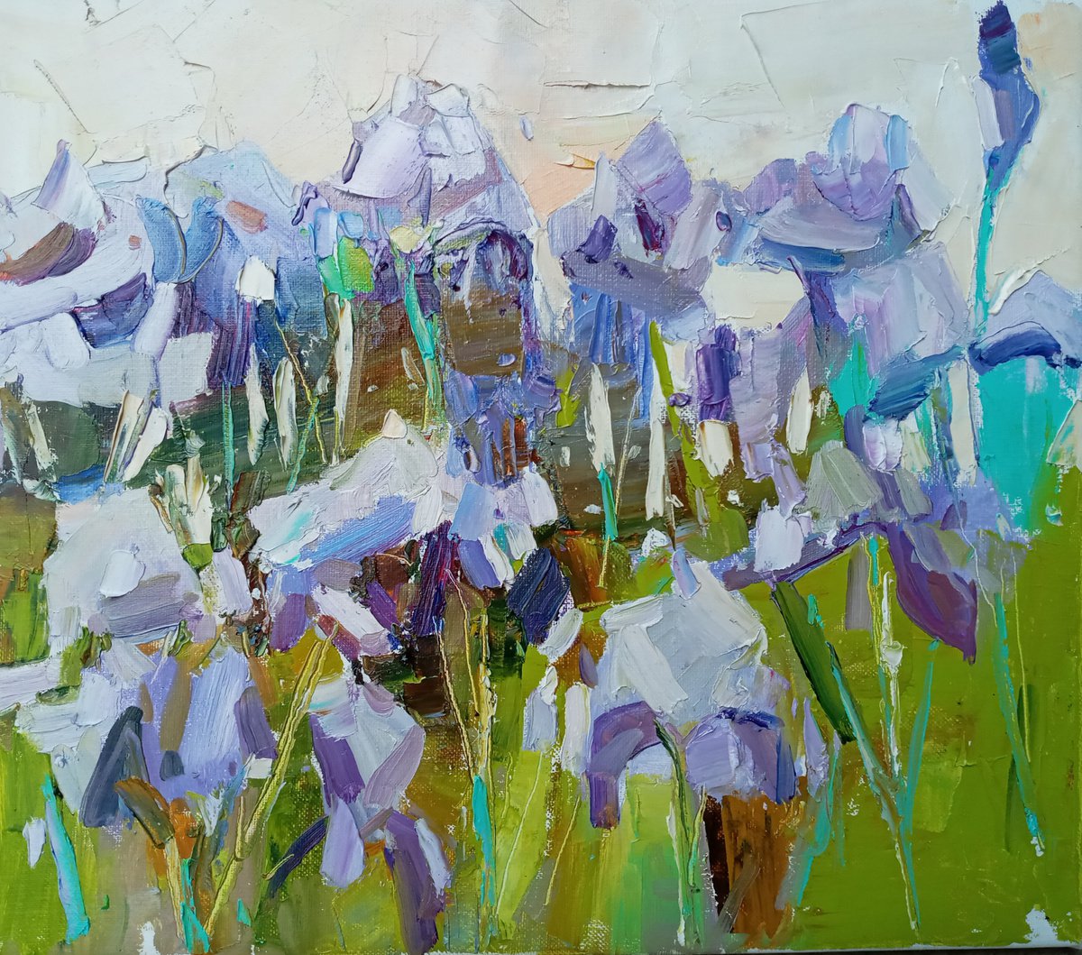 irises flowers by Yehor Dulin