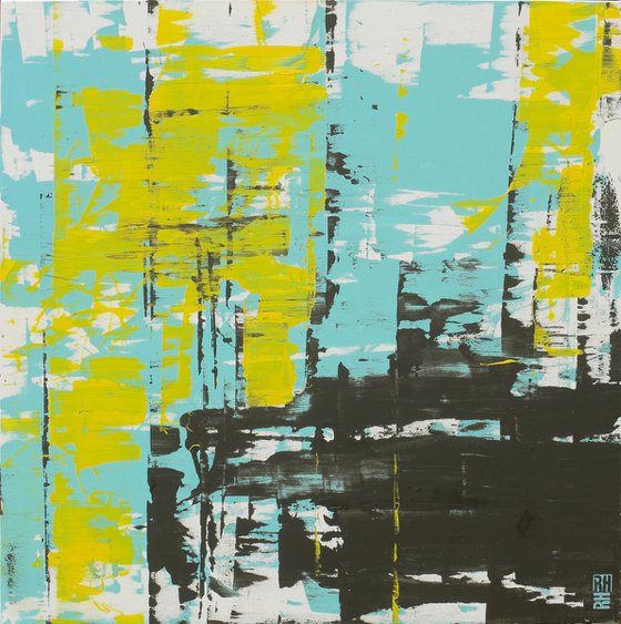 Static yellow square