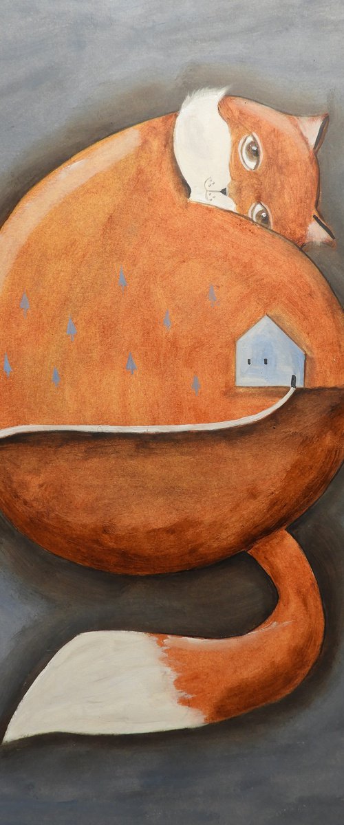 The red fox by Silvia Beneforti