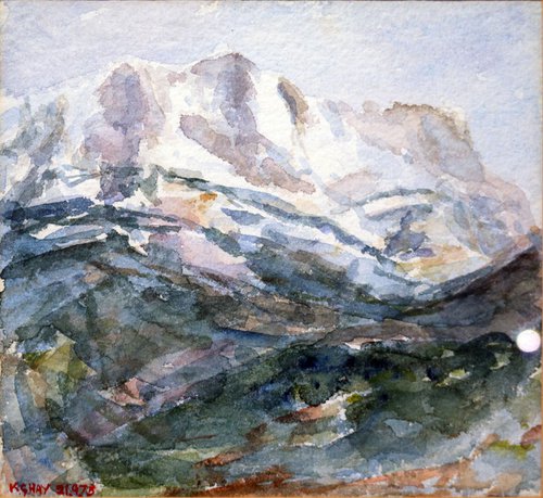 Mt St Victoire, Aix-en-Provence by Kenneth Hay