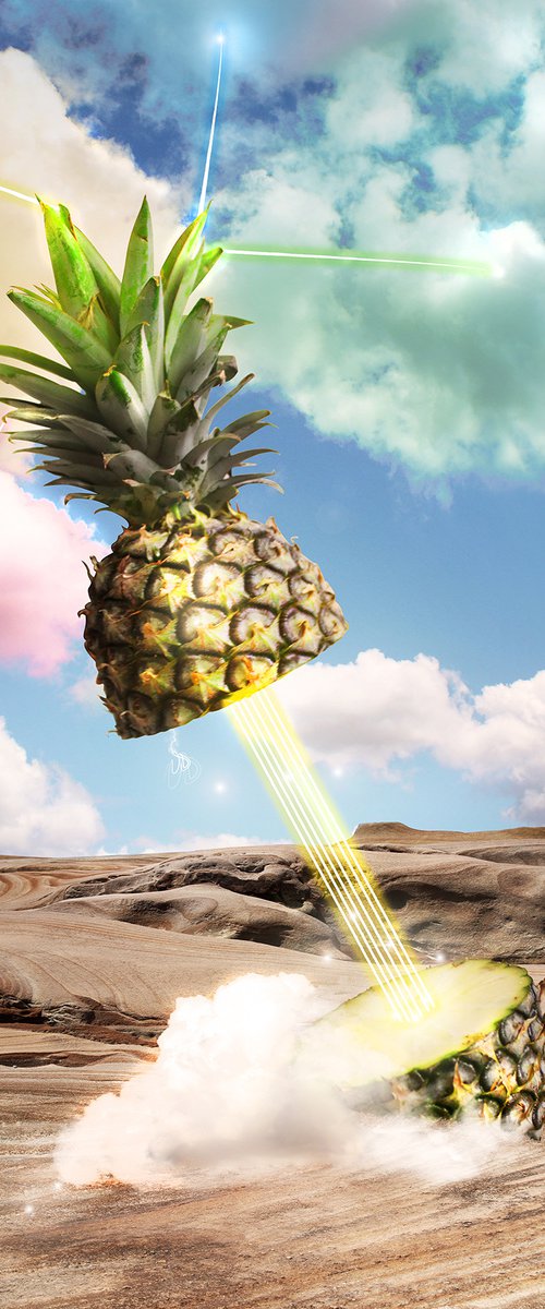 Pineapple lasers by Vanessa Stefanova