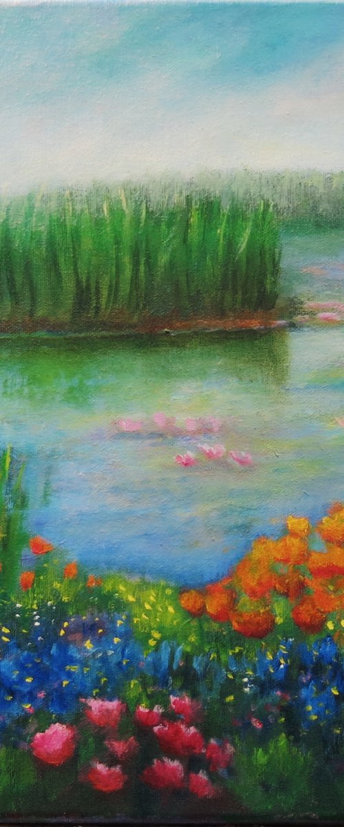 Lily Pond by Maureen Greenwood