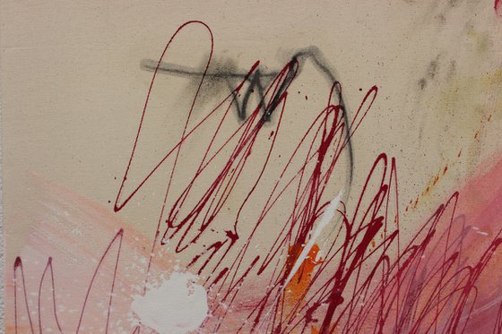 CRIMSON SCRIBBLES (PROCESS OVER PLAN)