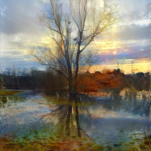 Chalon, lac au petit matin by Danielle ARNAL