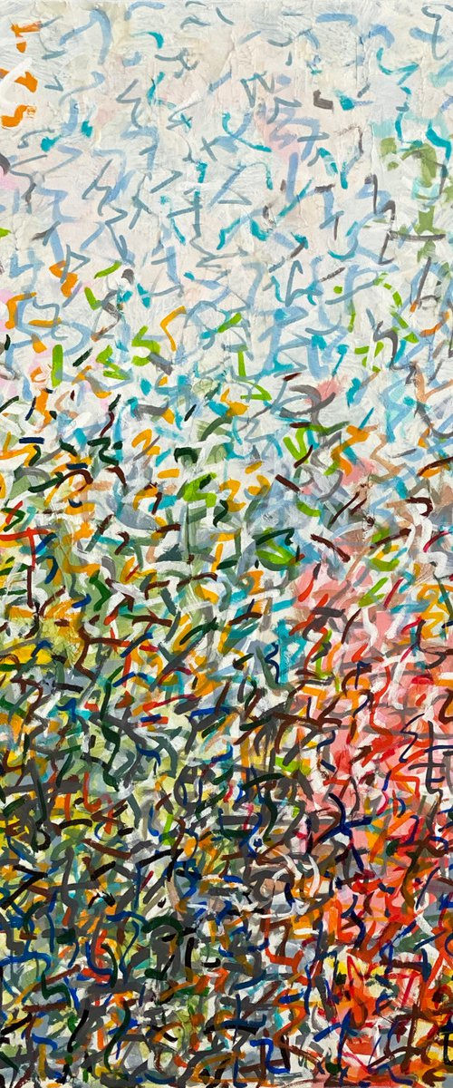 Nature's Party Time 76 x 76cm by George Hall