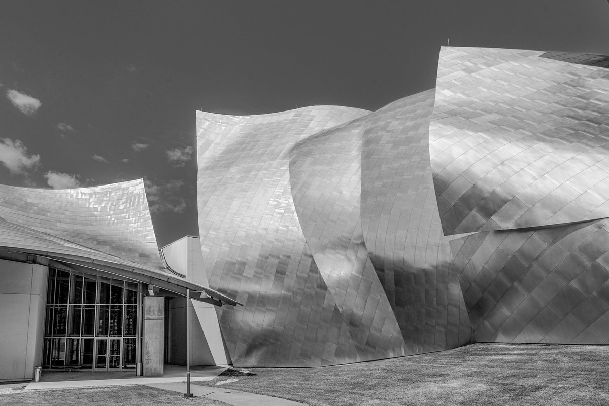 Photorealistic Cityscapes Photograph By Adam Regan, 36 X 24, Gehry At Bard, Original Artwork