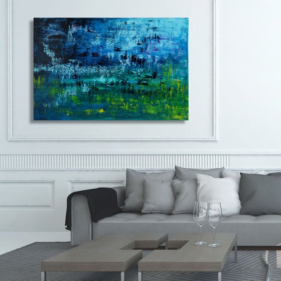 Floating IX (120 x 80cm) XXL (48 x 32 inches)