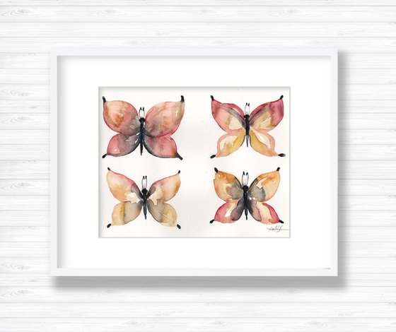 Four Butterflies 1